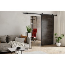 Bīdāmās sistēmas durvis AURA - Loft, tumšais ozols